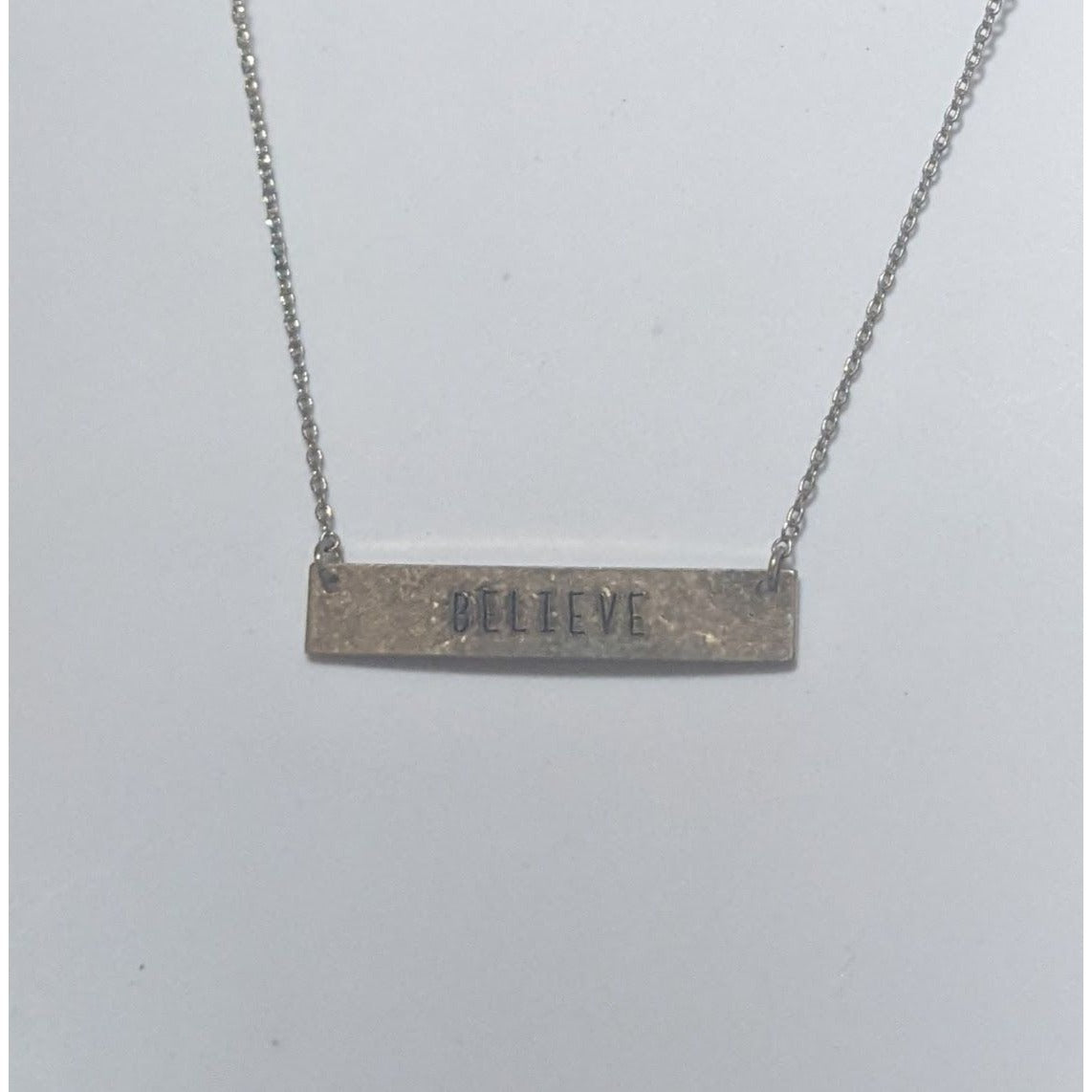 Gold Minimalist Believe Necklace