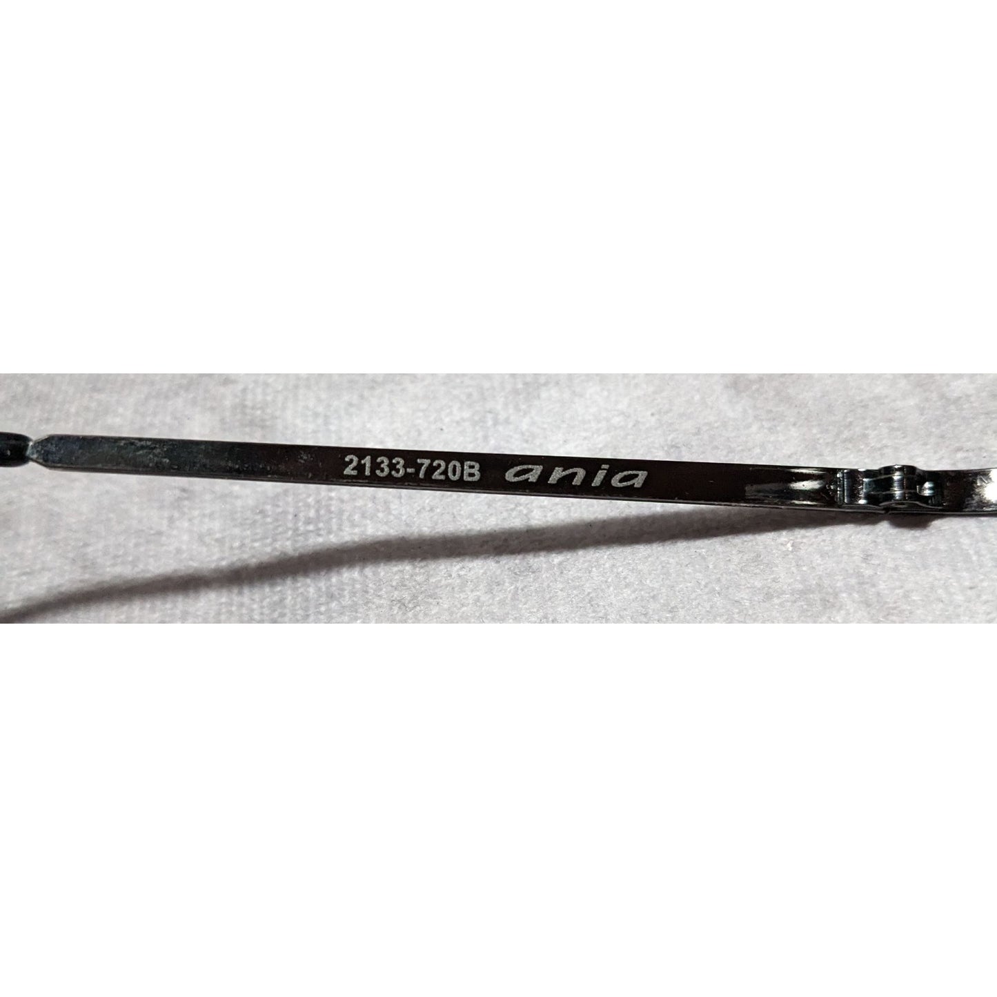 Ania Minimalist Black Aviator Sunglasses