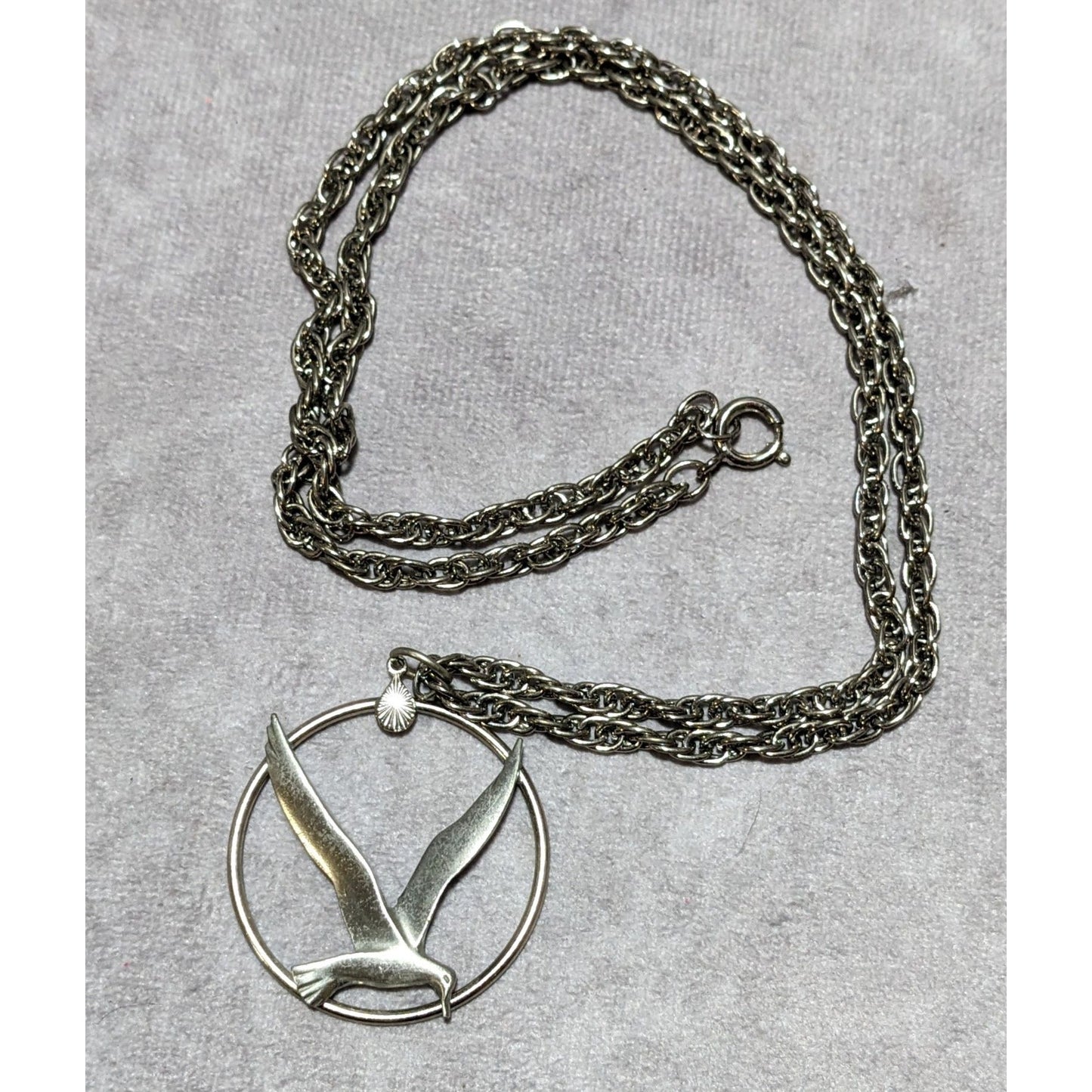 Silver Seagull Necklace