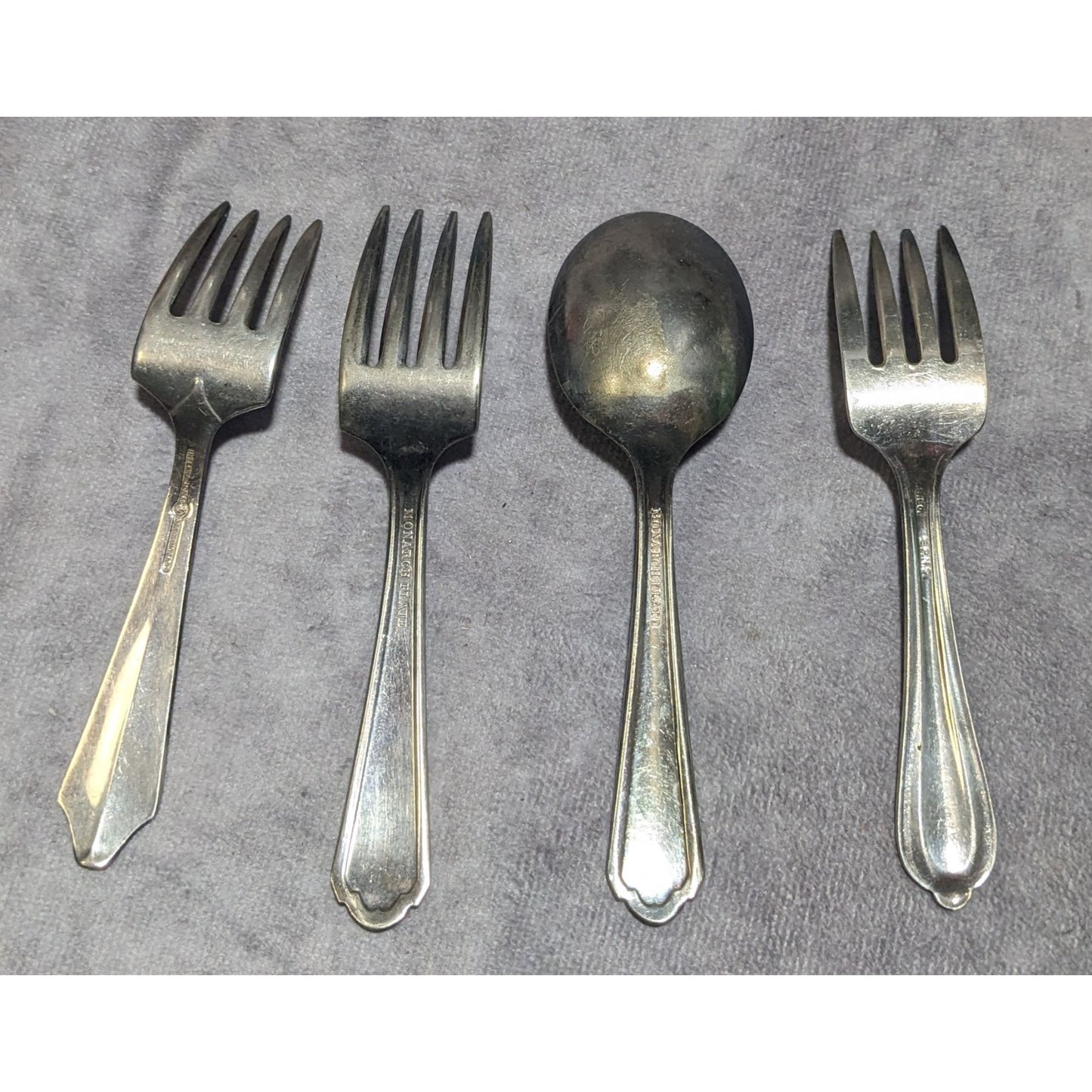 Vintage Silver Baby Cutlery (4)