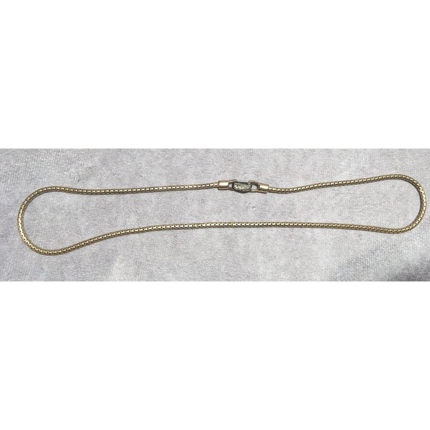 Vintage Gold Snake Chain Necklace
