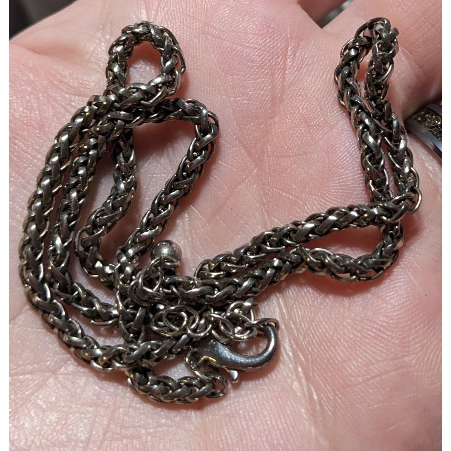 Silver Braided Chain