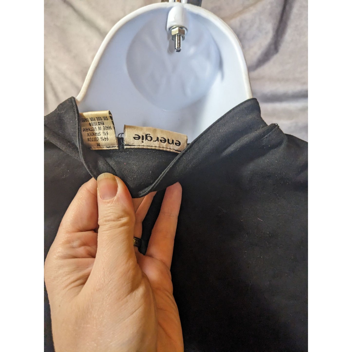 Vintage Energie Black And White Top