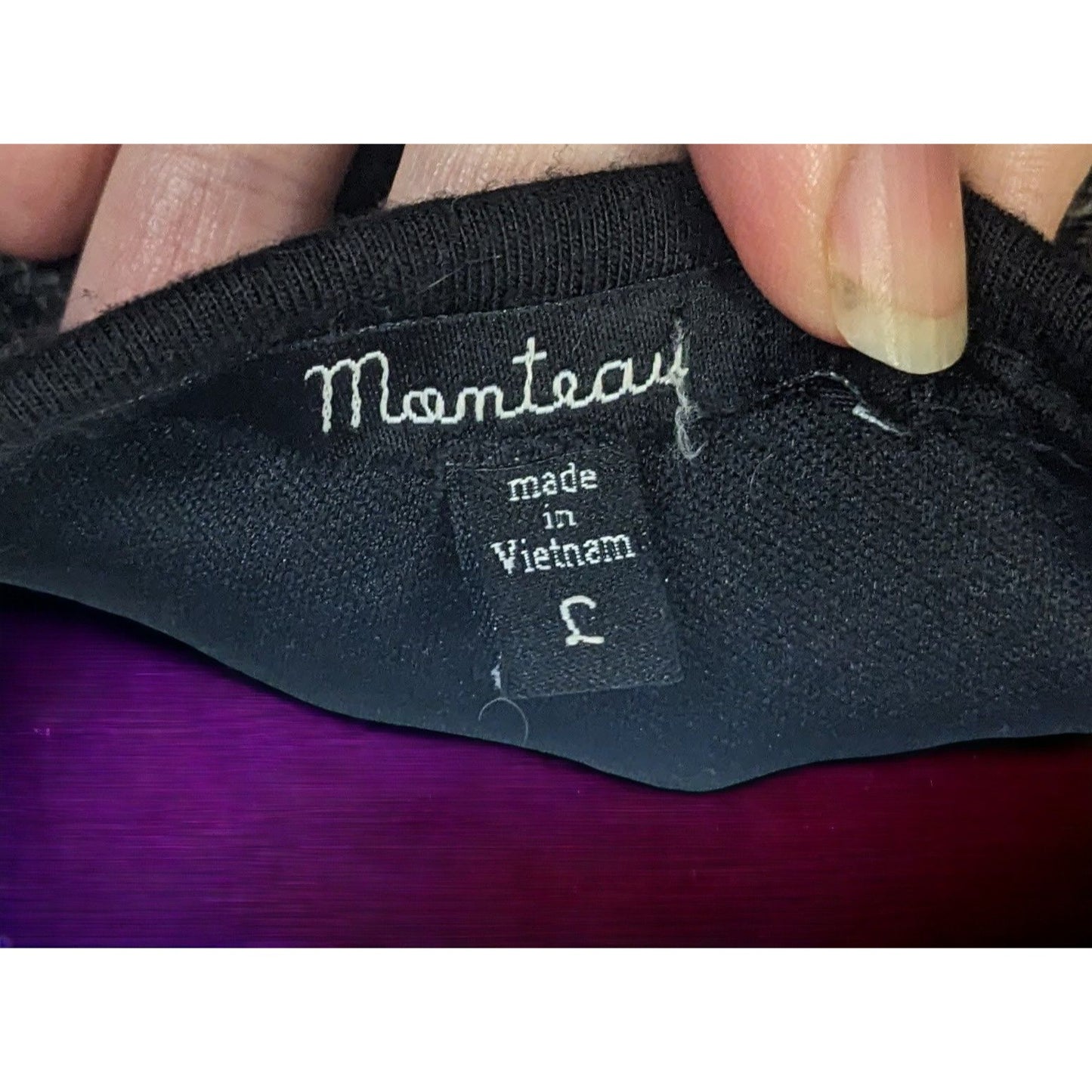 Monteau Striped Gothic Mod Dress