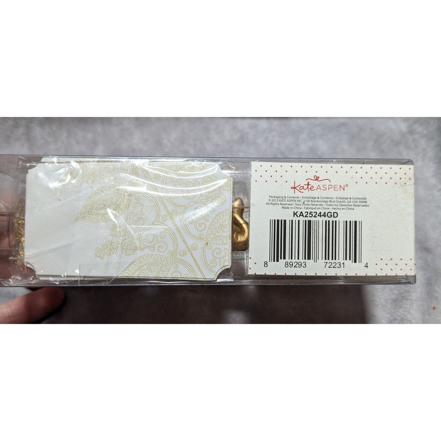 Kate Aspen Gold Elephant Place Card Holders