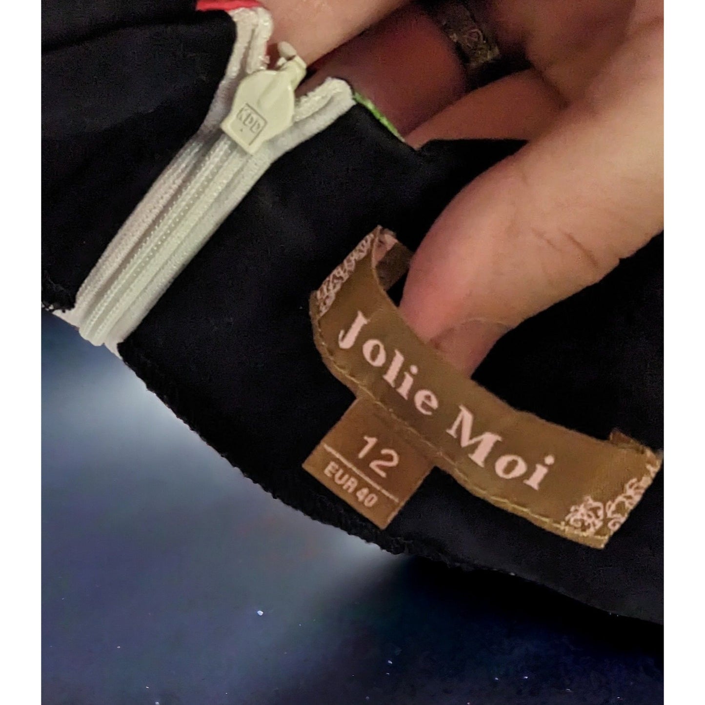 Jolie Moi Cherry Pinup Rockabilly Halter Dress