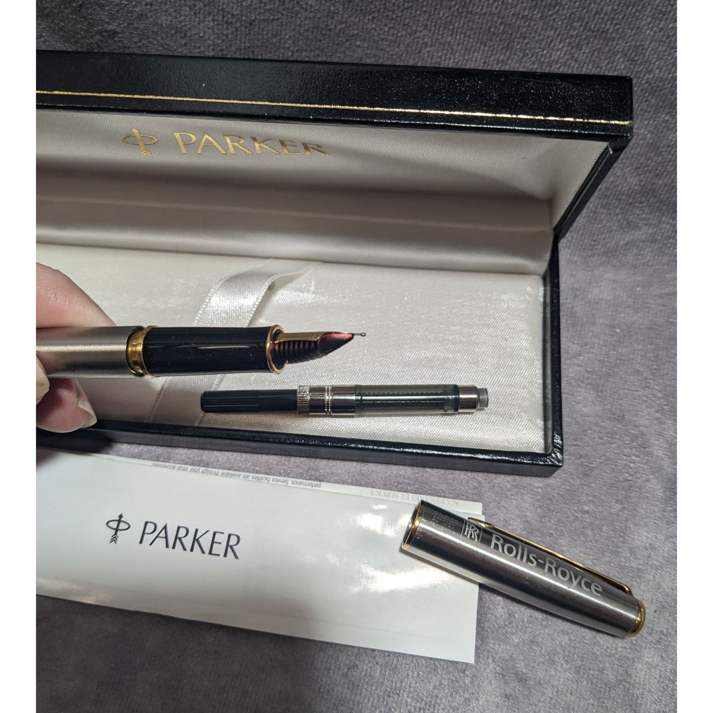 Vintage Rare Parker Rolls Royce Fountain Pen