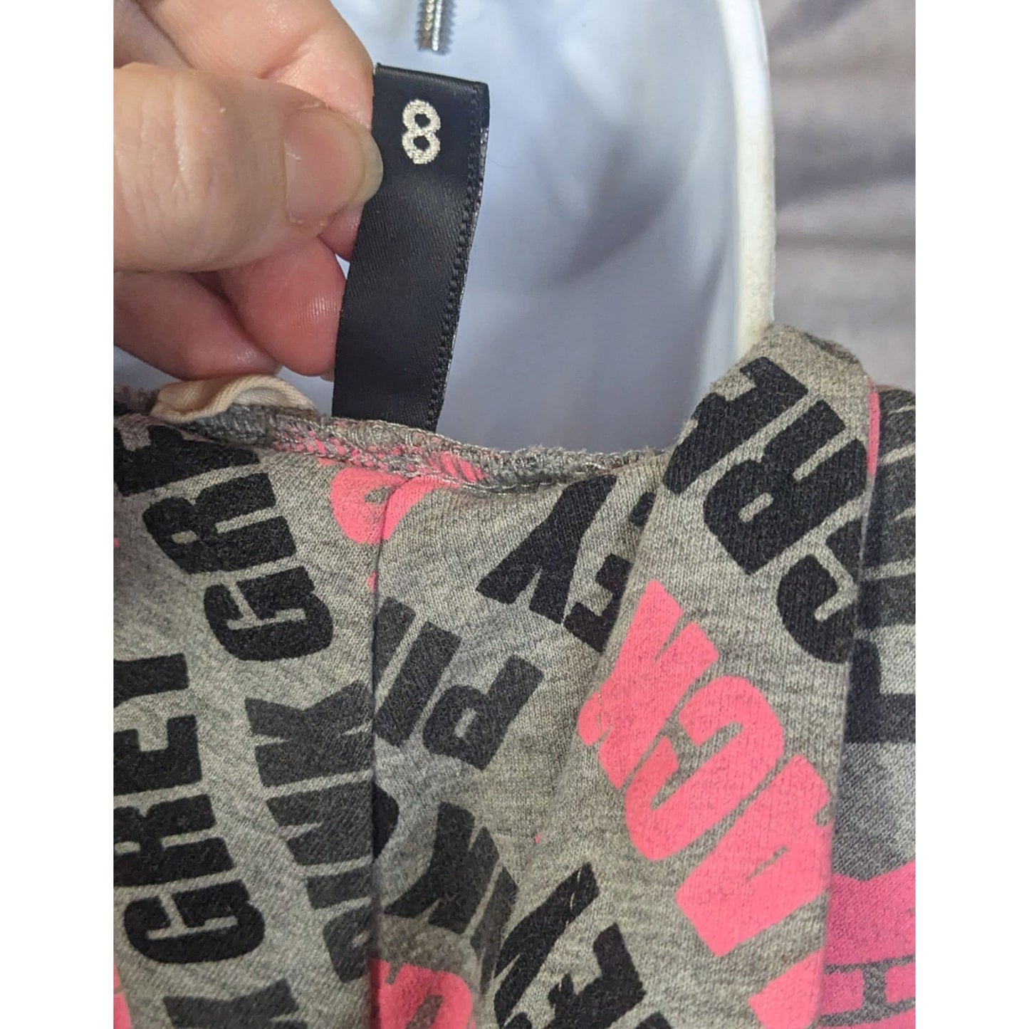 Divided By H&M Black Pink Grey Hoodie