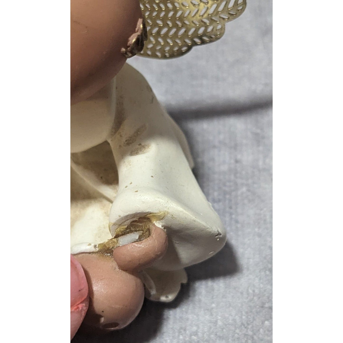 Vintage Y2K Angel Cheeks Figurine