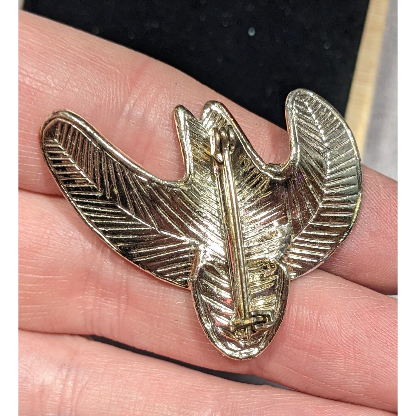 Vintage Stylized Cowboy Head And Hat Brooch