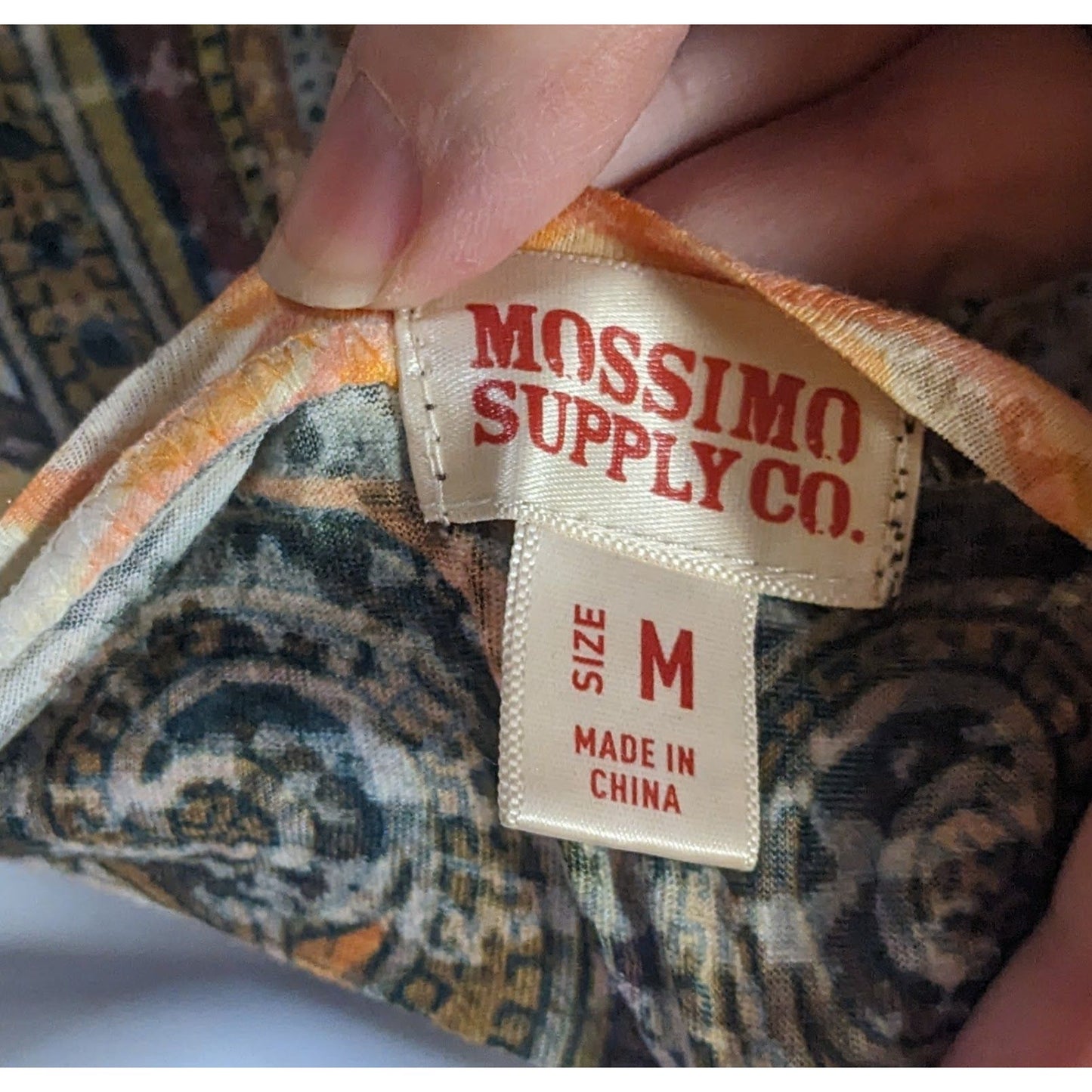 Mossimo Supply Co. Bohemian Hippie Shirt