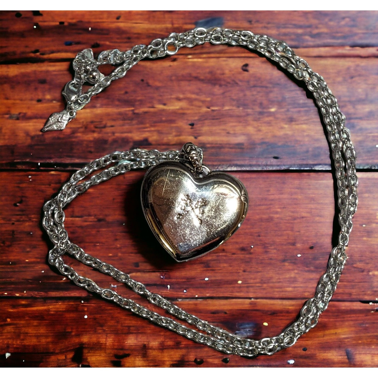 AU Druzy Heart Pendant Necklace