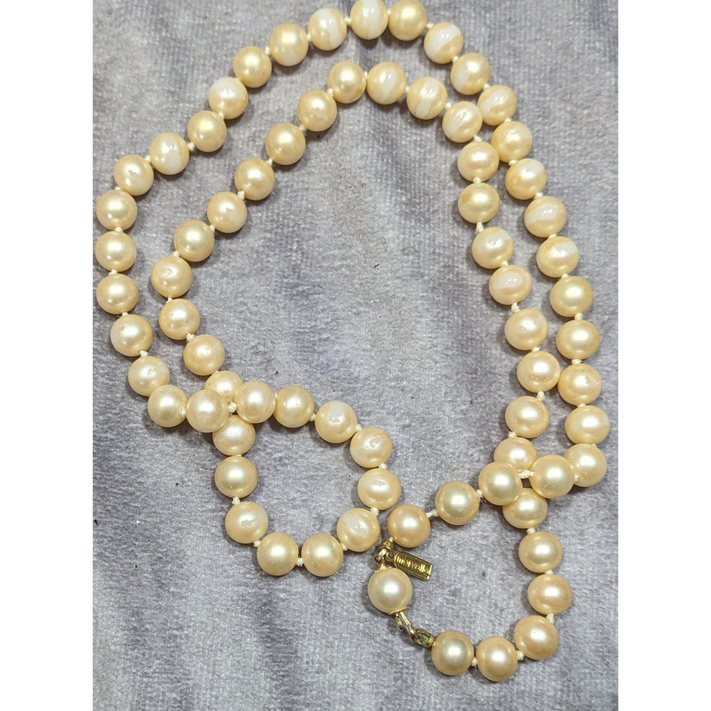 Vintage Marvella Cream Faux Pearl Necklace