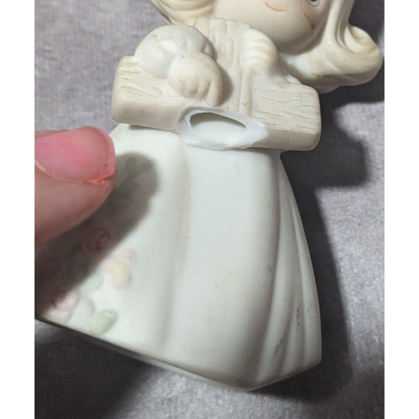 Vintage 80s Precious Moments Rugged Cross Figurine