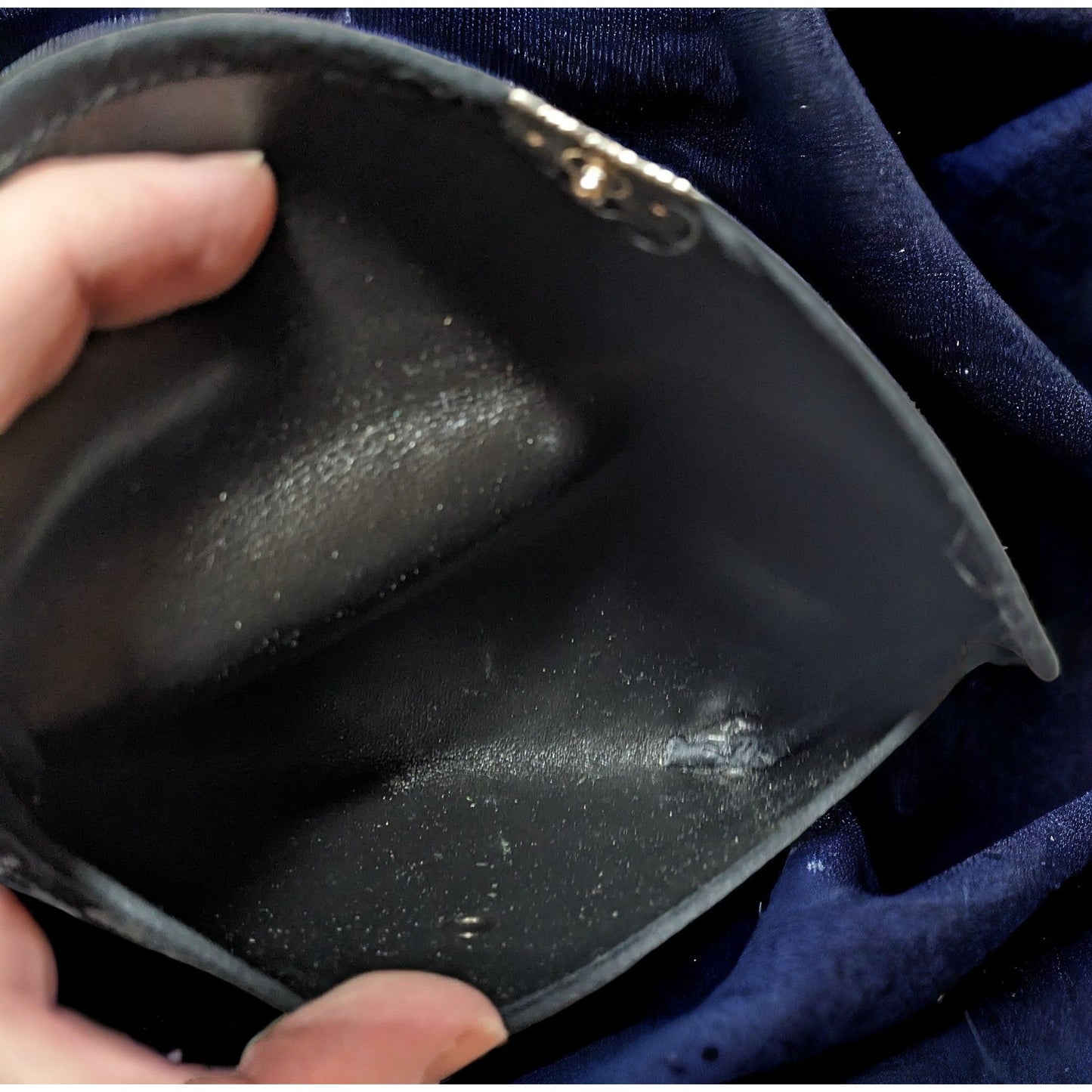 Black Snap Fabric Clutch