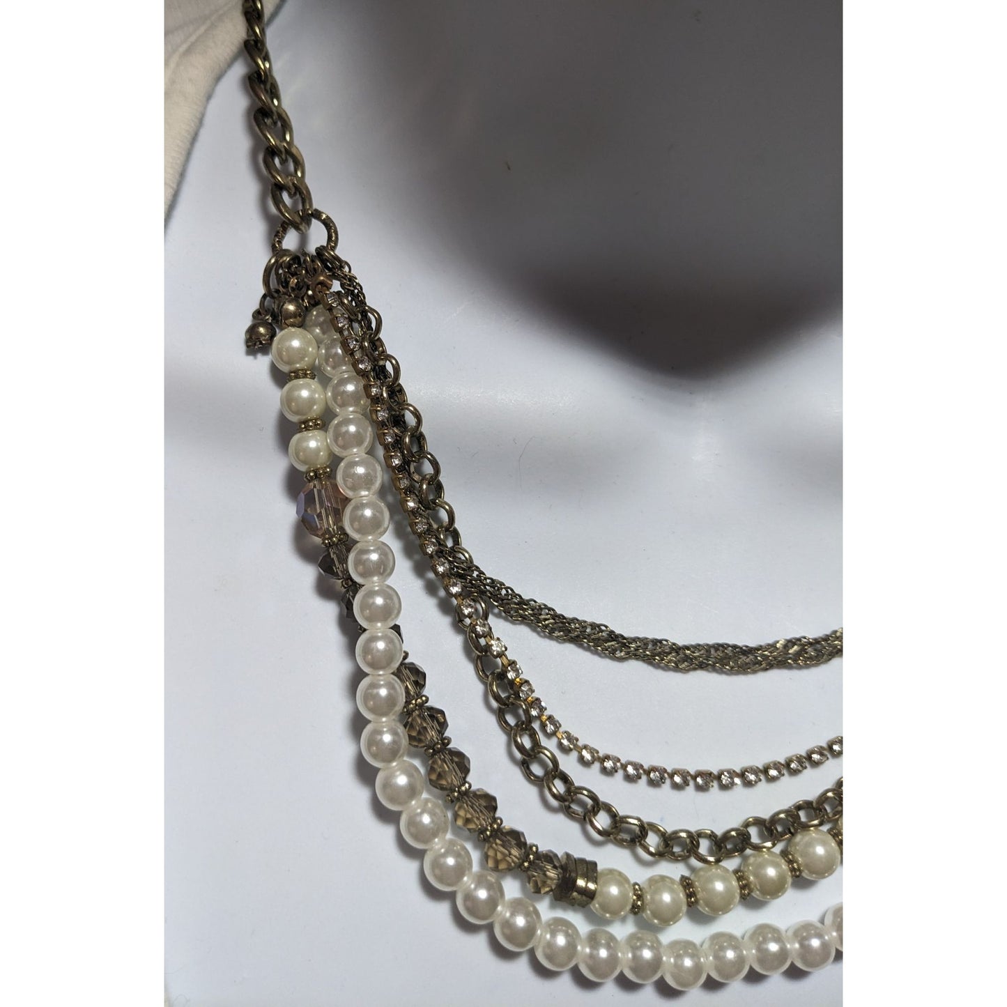 Multilayer Glam Beaded Necklace