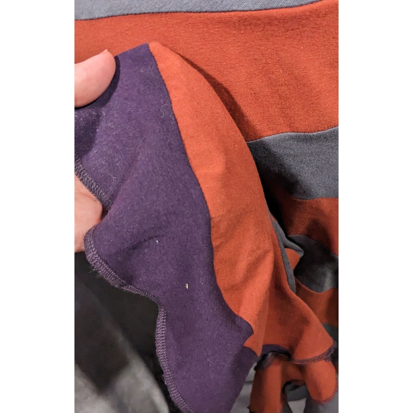 Aimee G Grub Asymmetrical Striped Midi Dress Size XS