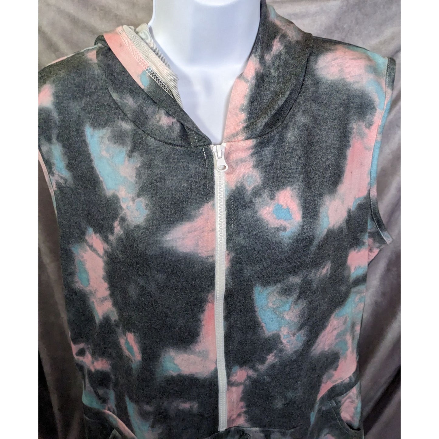Suzzi Tie Dye Hooded Romper