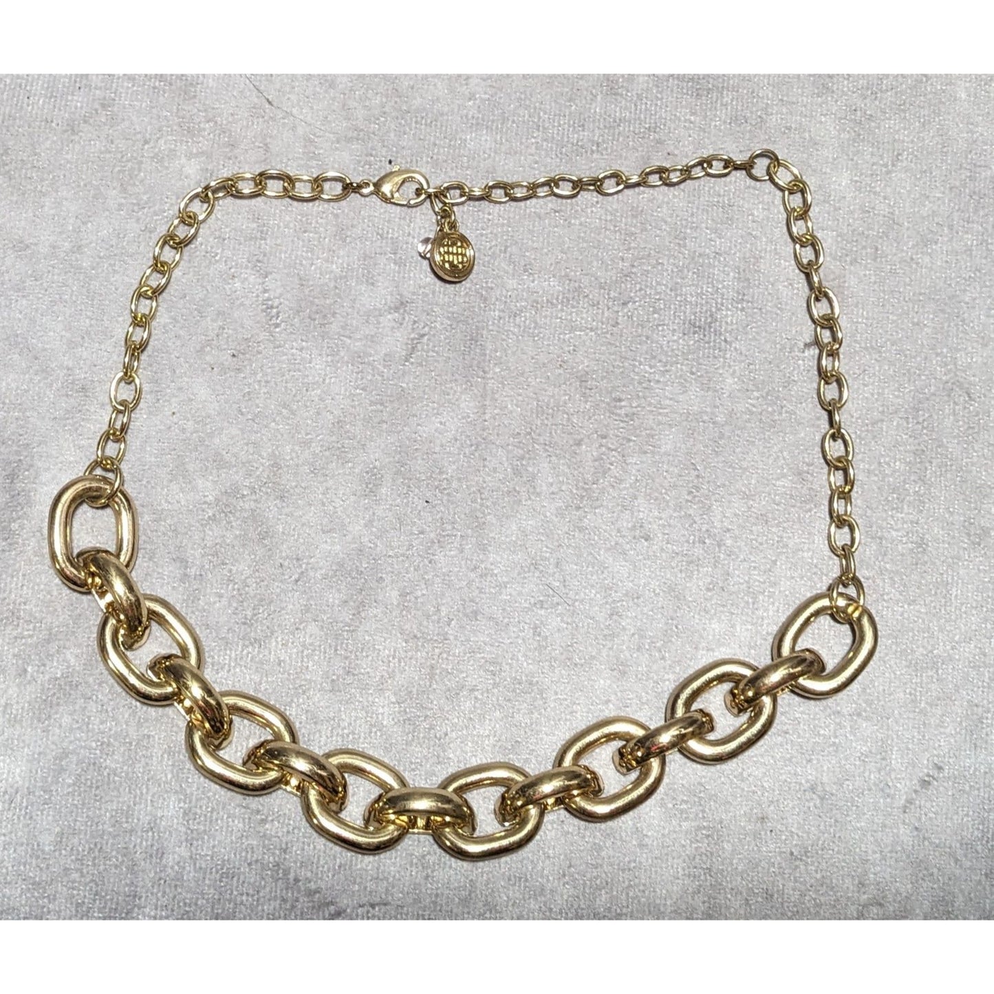 Dana Buchman Gold Large Link Chain Necklace