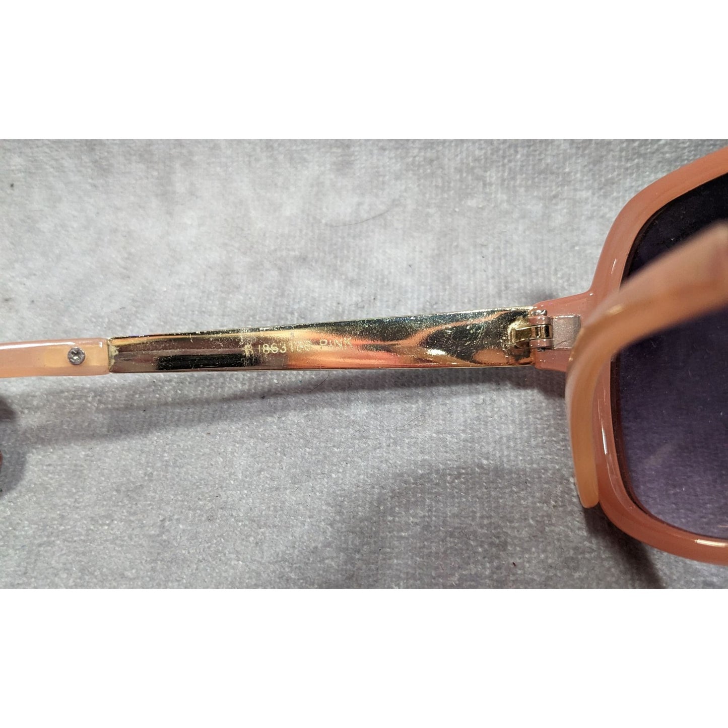 Betsey Johnson Fairycore Floral And Peach Sunglasses
