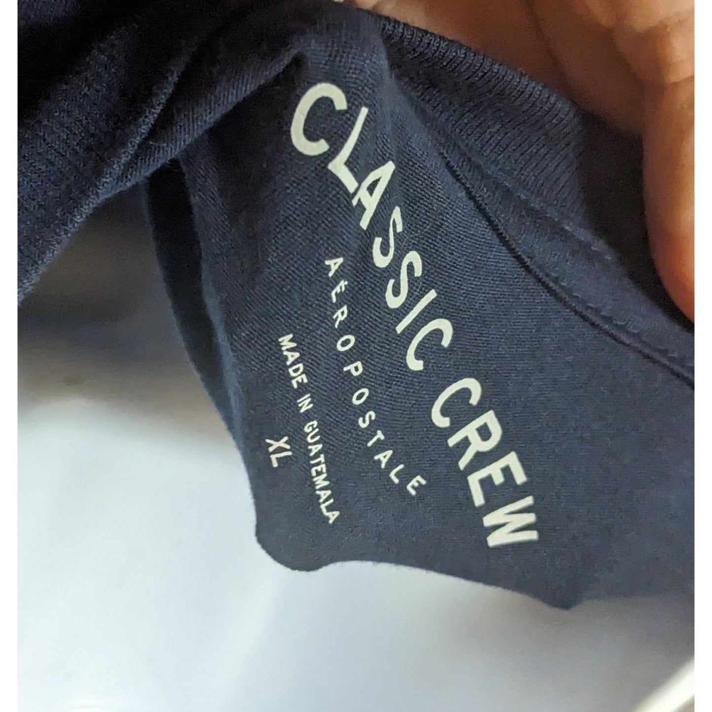 Aeropostale Classic Crew Navy Moon Shirt