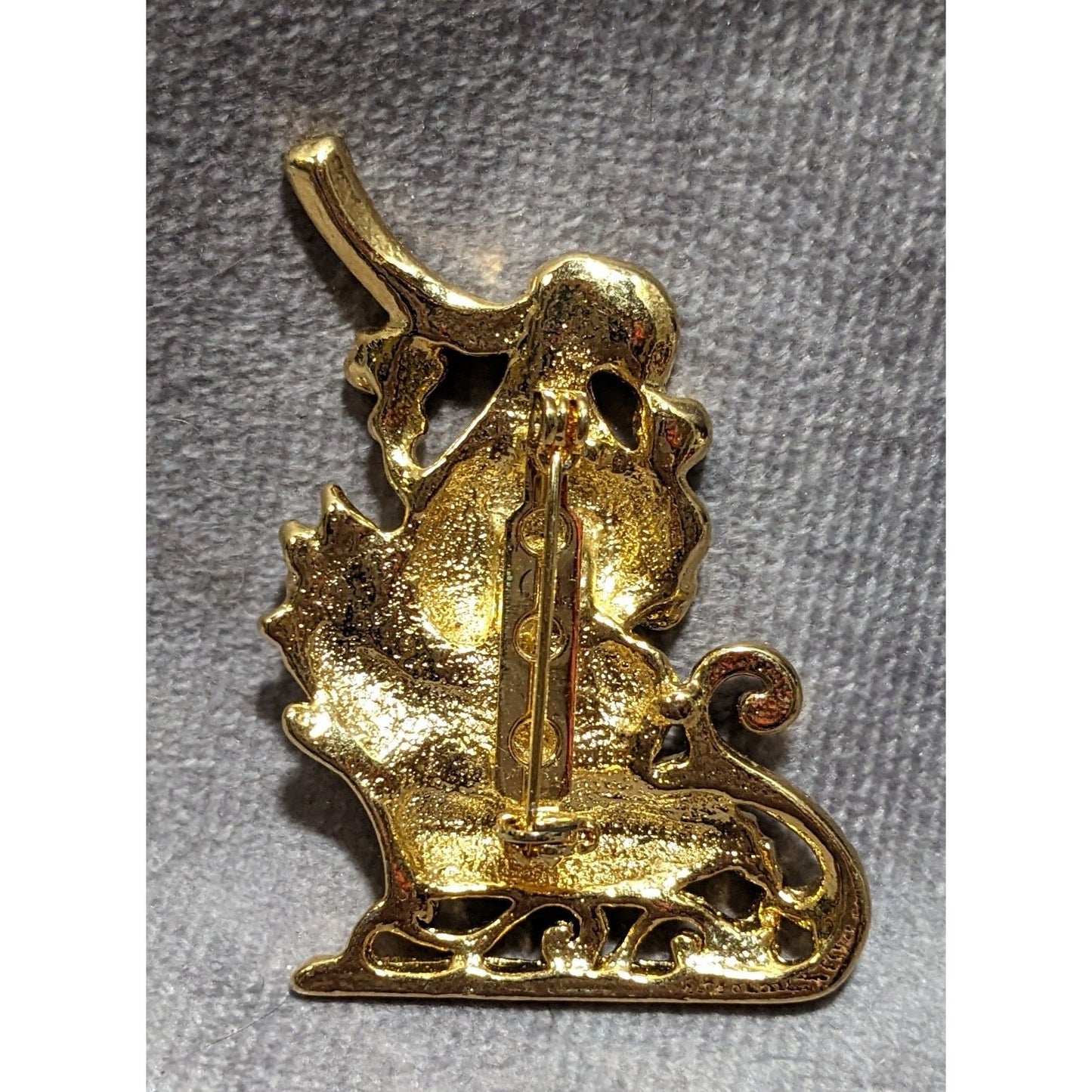 Vintage Hershey Kiss Christmas Brooch