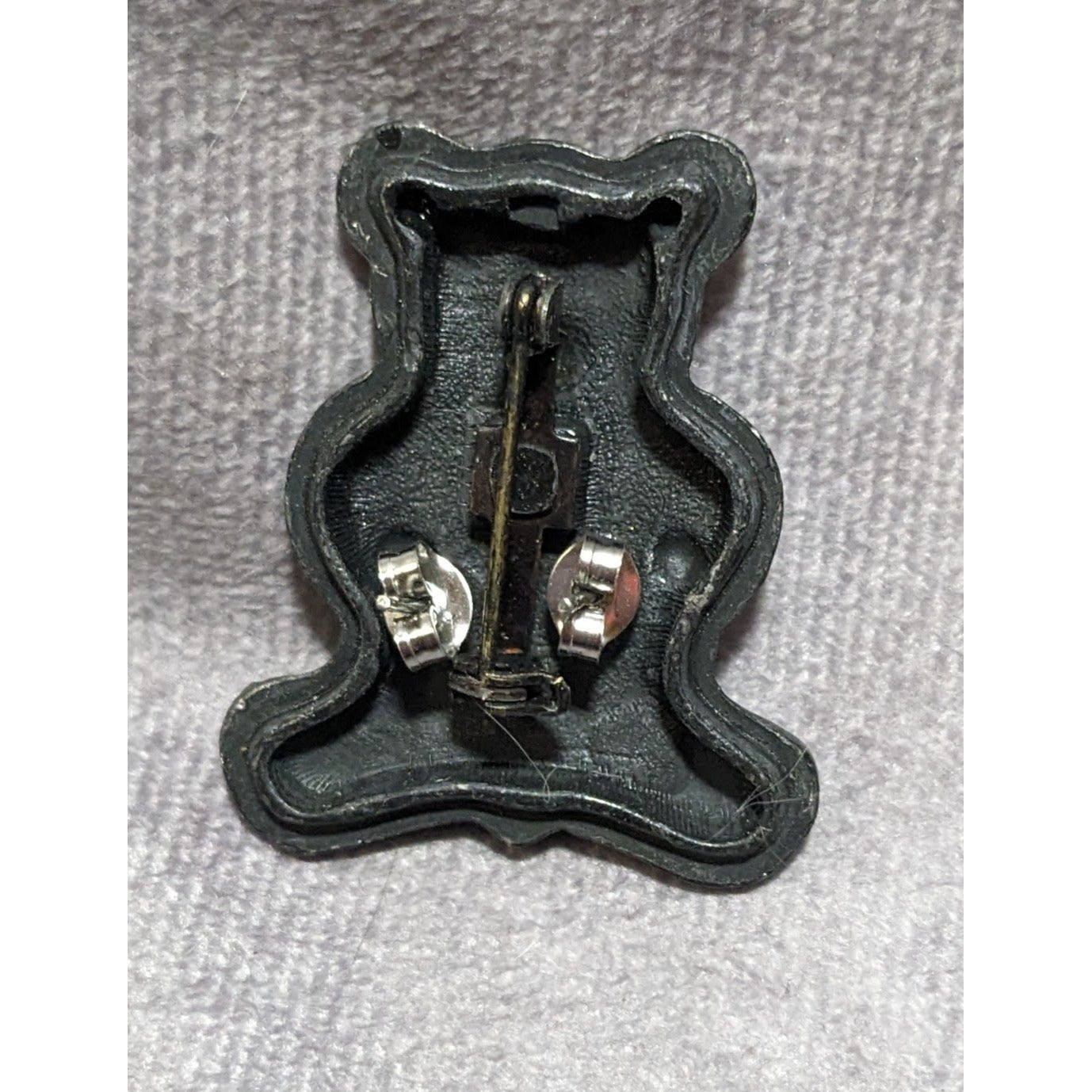 Vintage Teddy Bear Brooch And Earrings