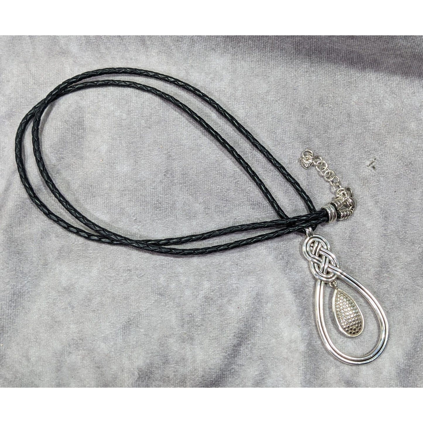 Vintage Brighton Celtic Knot Teardrop Necklace