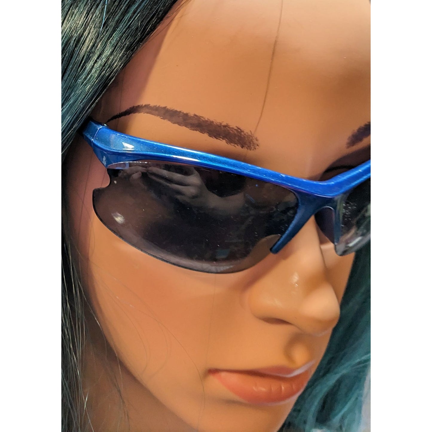 Piranha Blue Metallic Classic Sporty Sunglasses