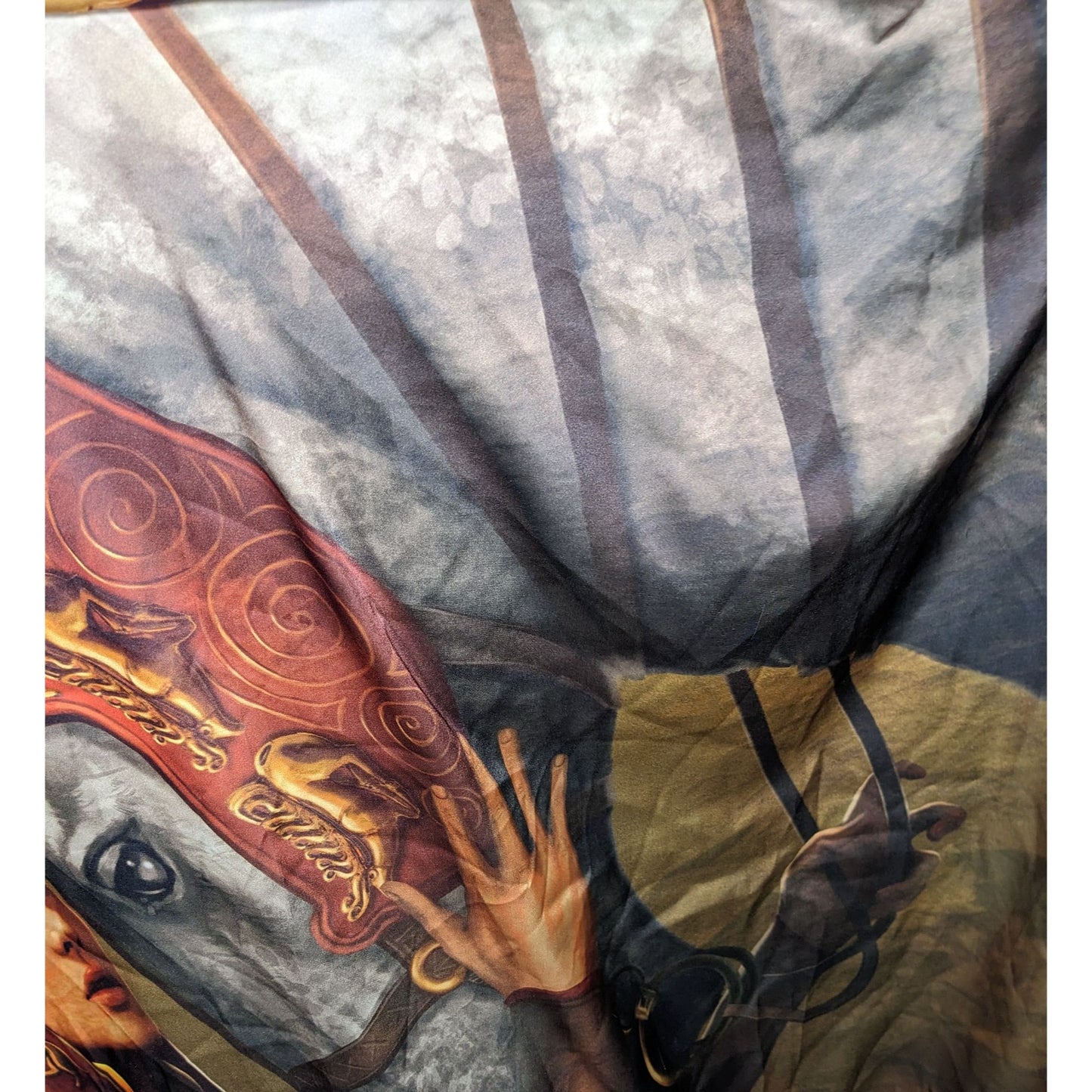 Art History Horse And Rider Printed Scarf