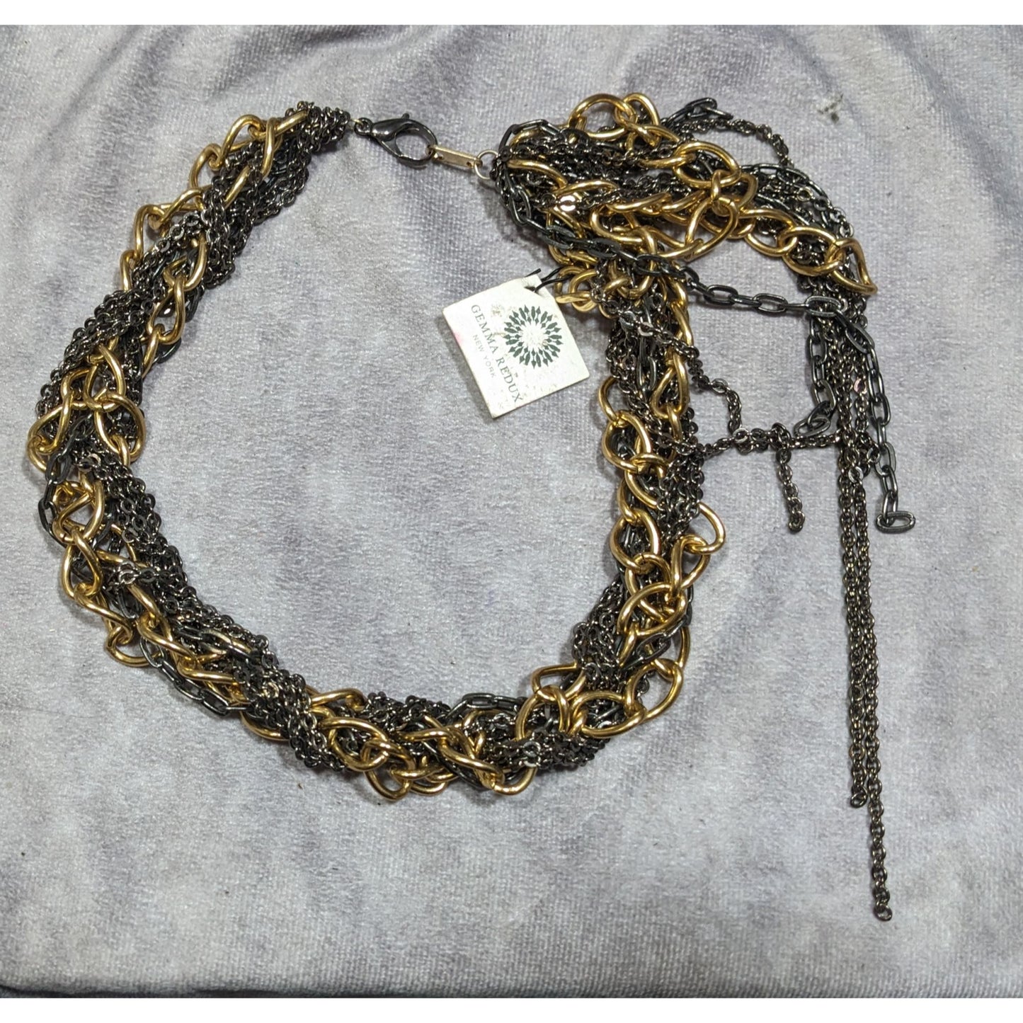 Gemma Redux Gothic Punk Multi Chain Necklace