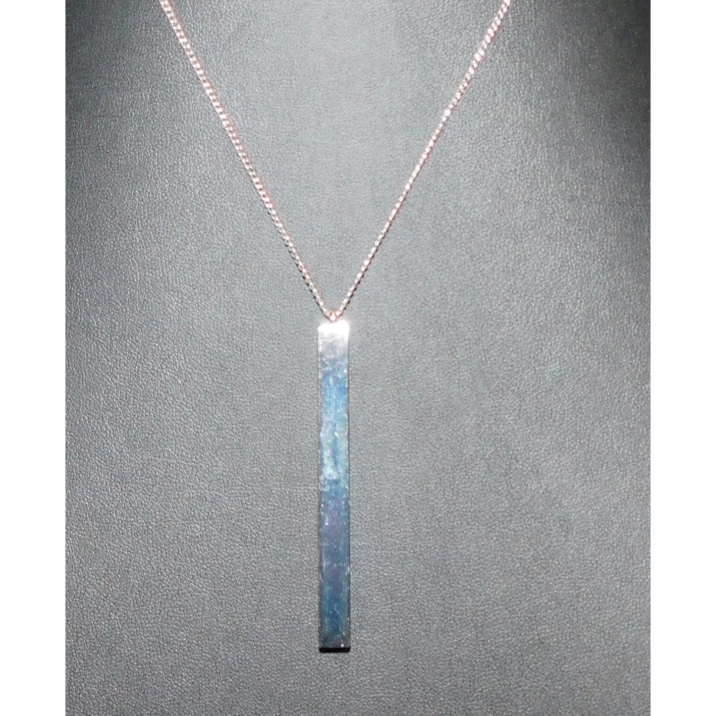Charming Charlie Modern Silver Tone Pillar Necklace