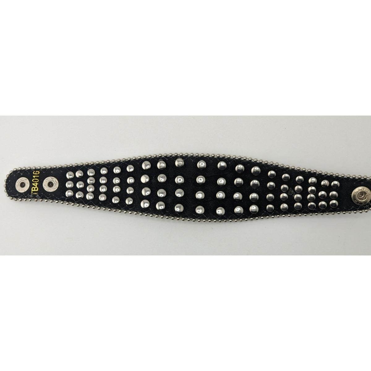 Glam Goth Y2K Rhinestone Black Cuff Bracelet Crystal Statement