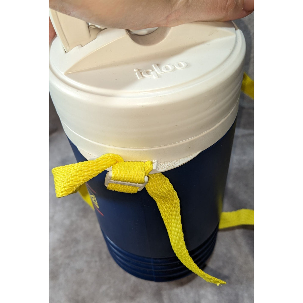 Vintage 90s Sperry Top Sider Igloo 1 Quart Water Jug Nautical Canteen