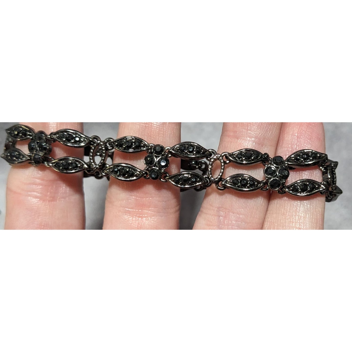 Gothic Rhinestone Bracelet