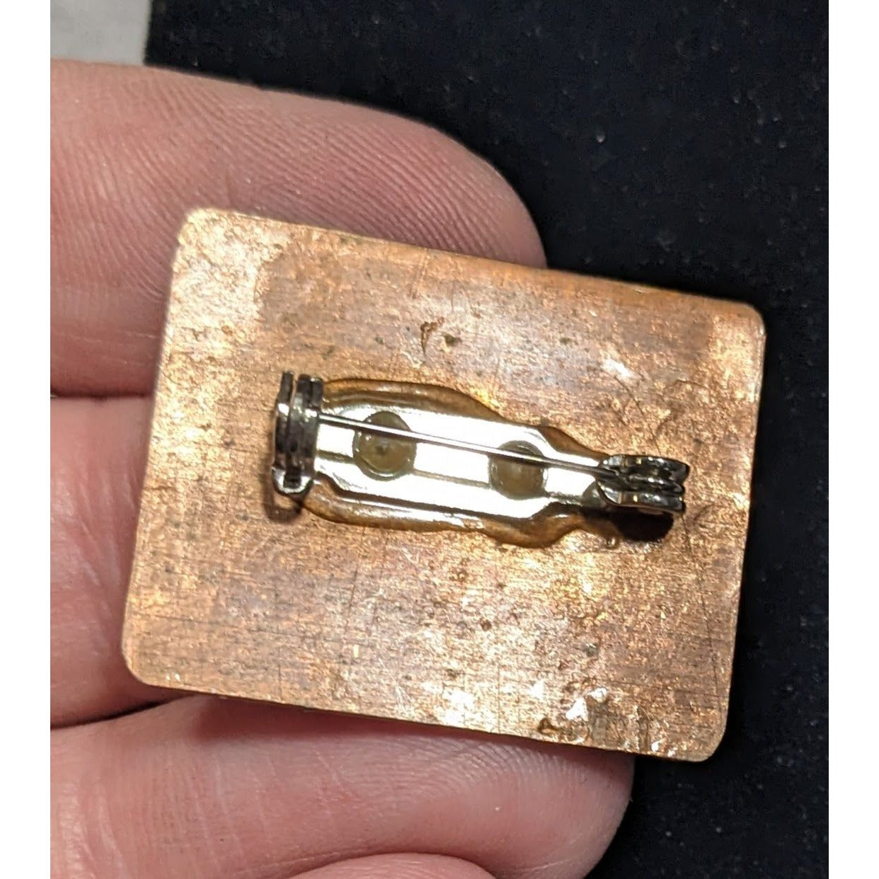 Upcycled Handmade Classic Art Print On Copper Brooch