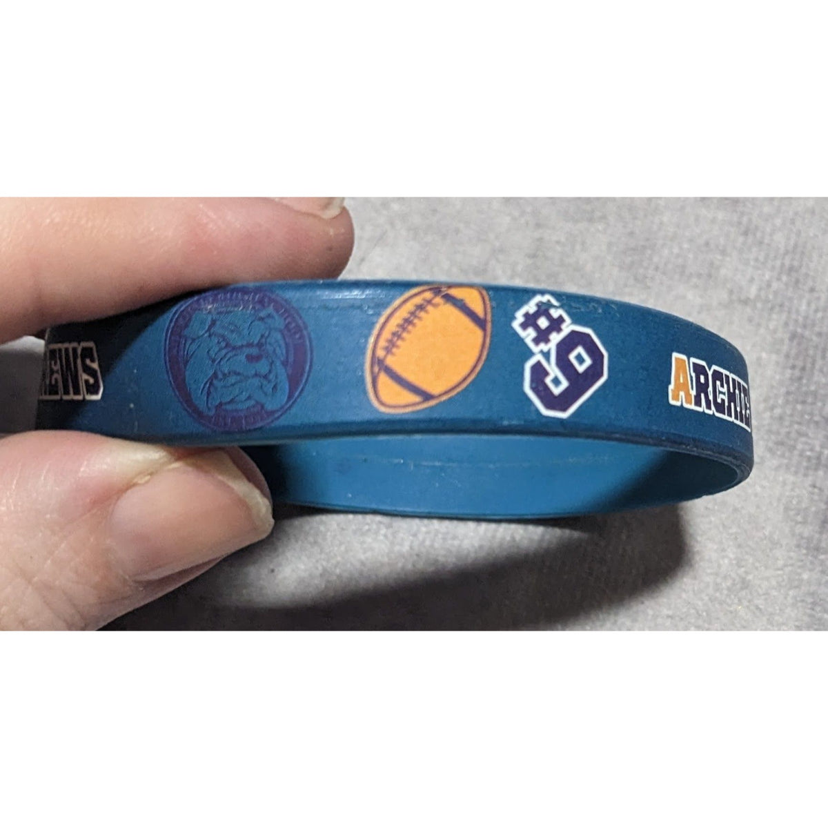 Retro Comic Archie Andrews Bioworld Blue Rubber Wristband Bracelet