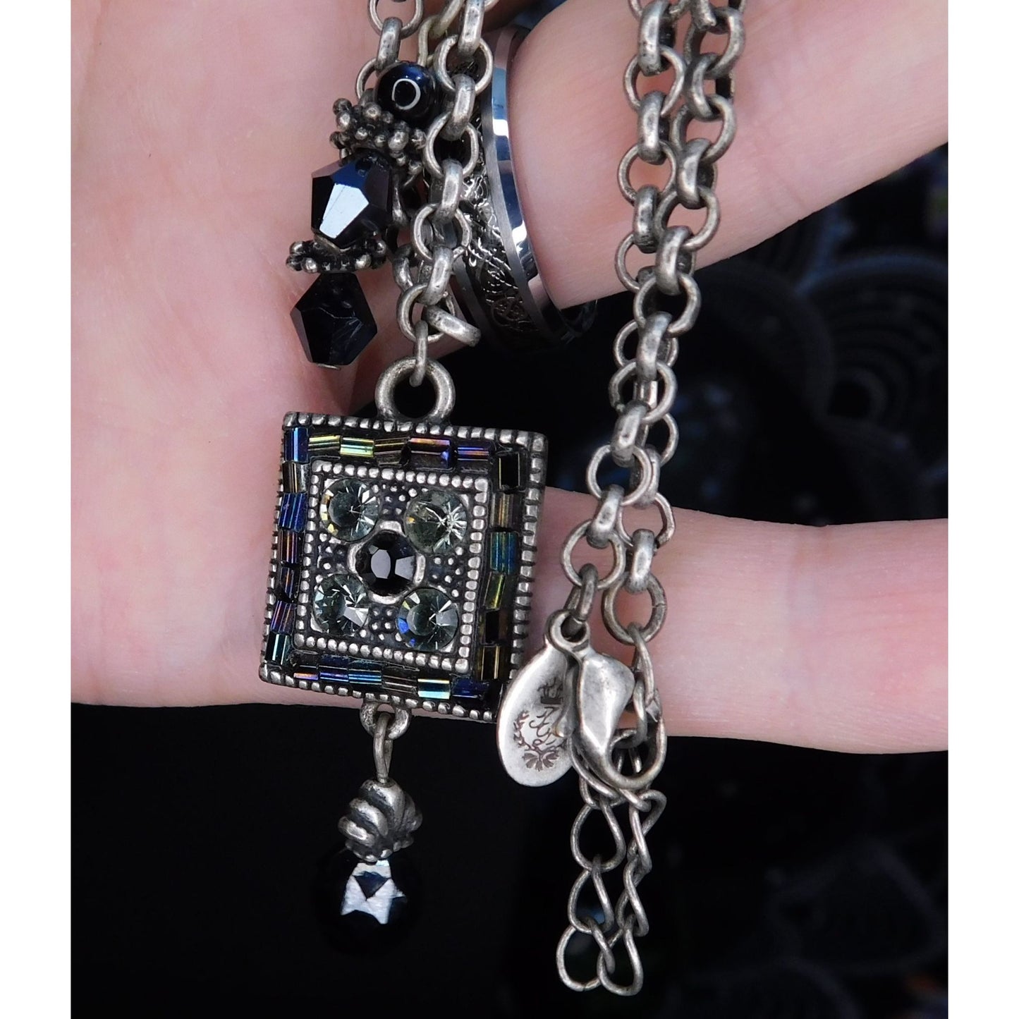 Premier Designs Aurora Borealis Pendant Necklace