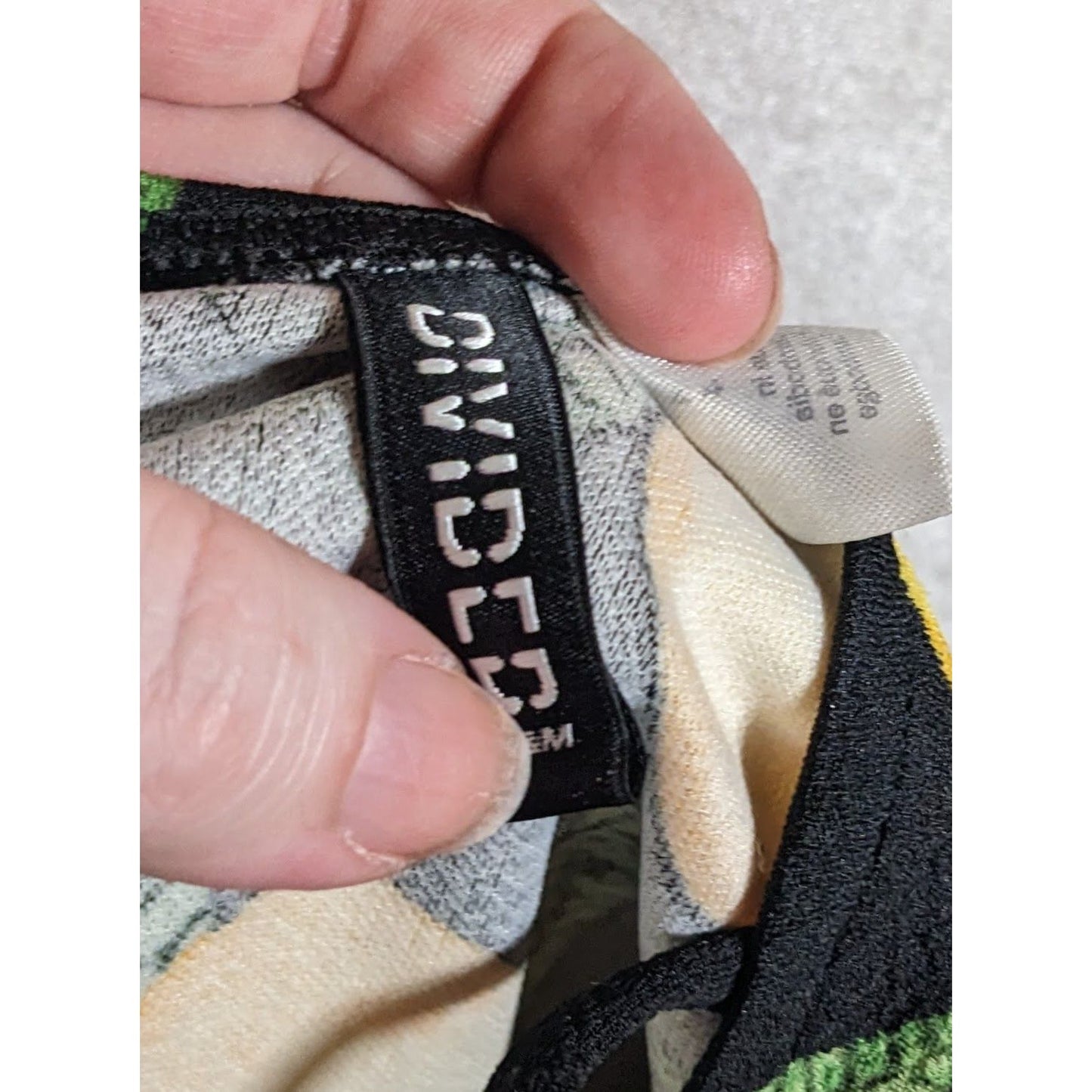 Divided by H&M Summery Black And Yellow Lemon Dress