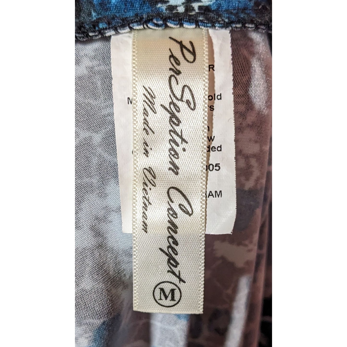 PerSeption Concept Blue Floral Sleeveless Dress