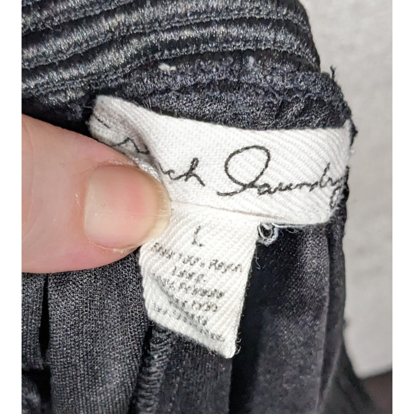 French Laundry Skort Black With White Polka Dots