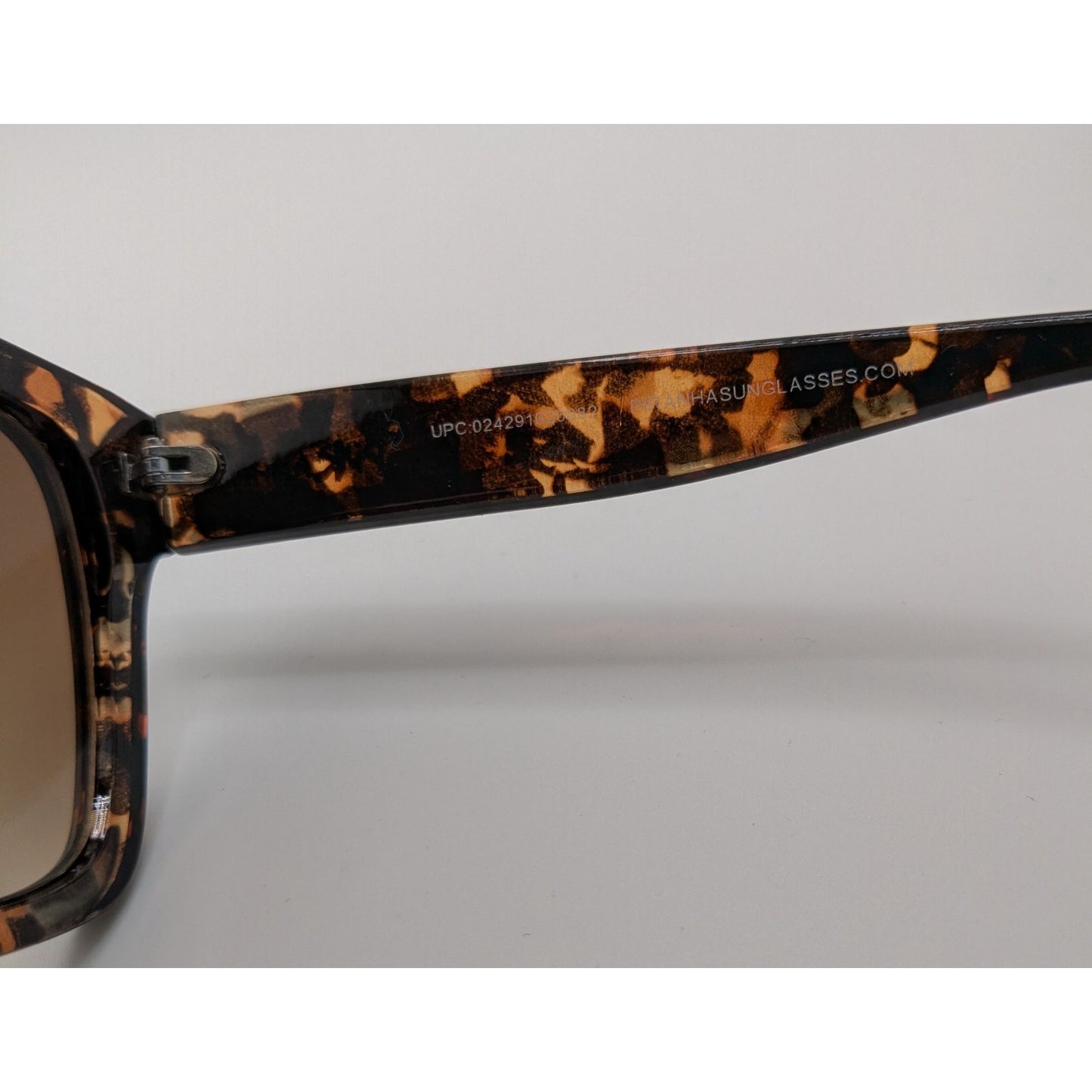 Piranha Oversized Tortoise Square Sunglasses 100% UV Protection Gradient Brown Lenses