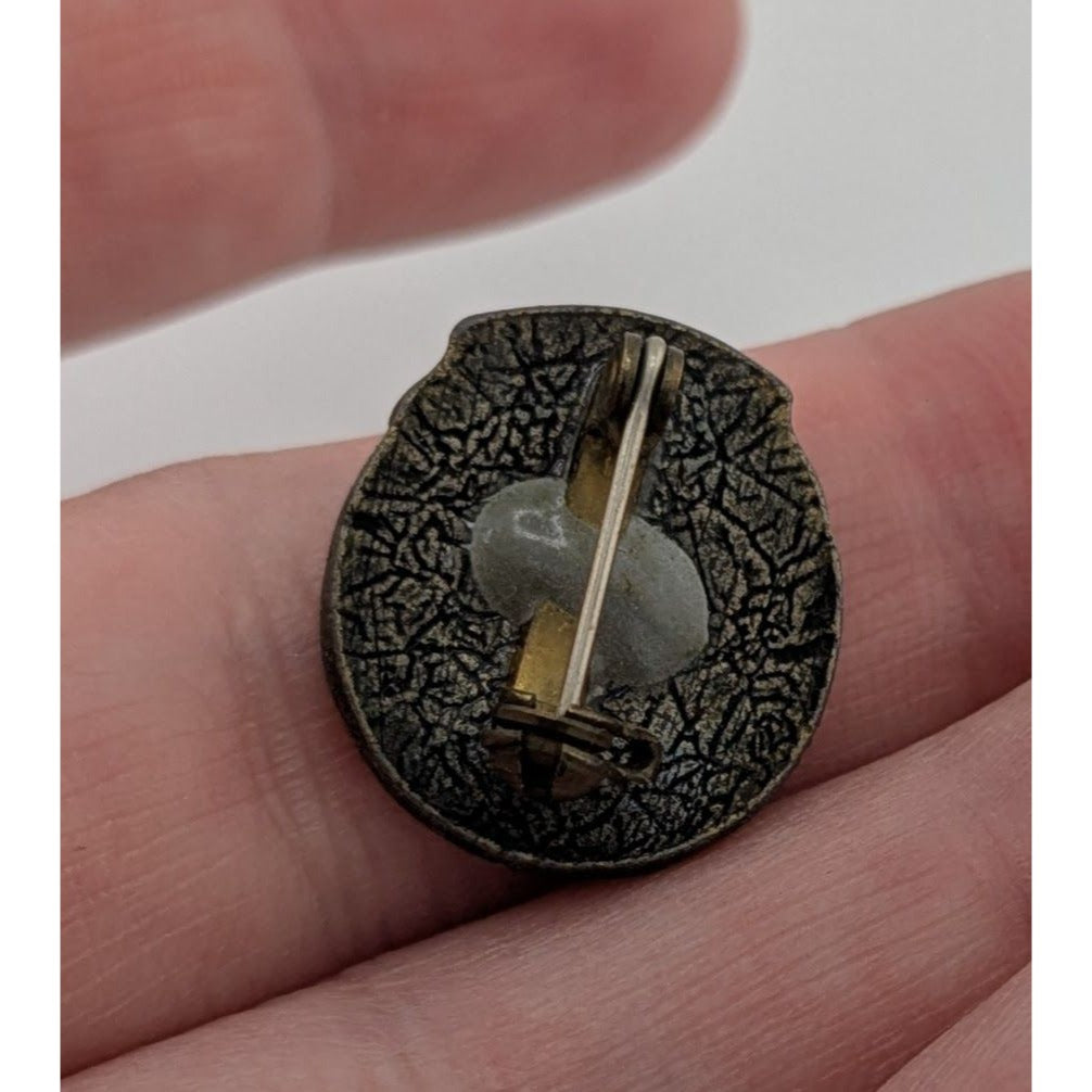 Vintage 80s Cecil Kimber New England MGT Register 100 Year Anniversary Brooch