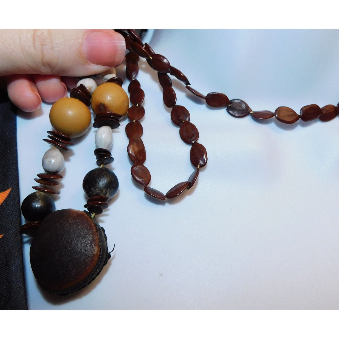 Handmade Nature Inspired Assorted Seed Necklace