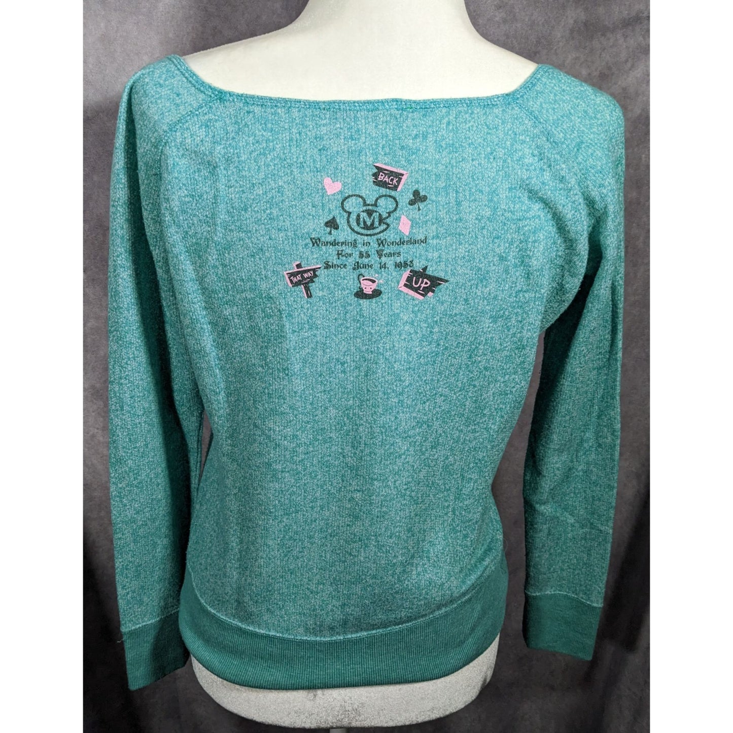 Disney Cast Exclusive Collection Blue Alice In Wonderland Top Size XS