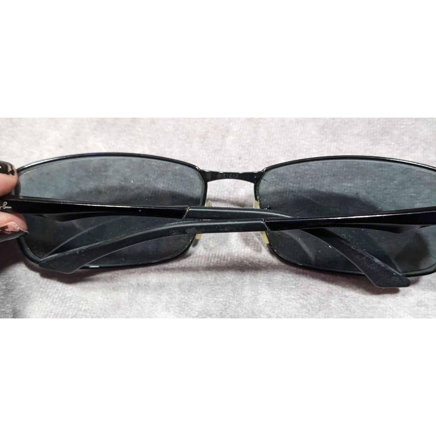RayBan RB3498 Black Sunglasses FRAMES ONLY