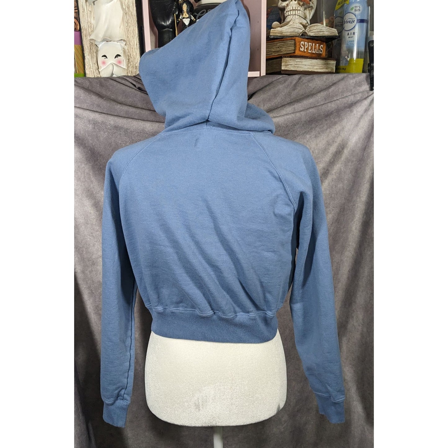 OK Kiko Blue Hooded Track Jacket With Pockets Size Medium