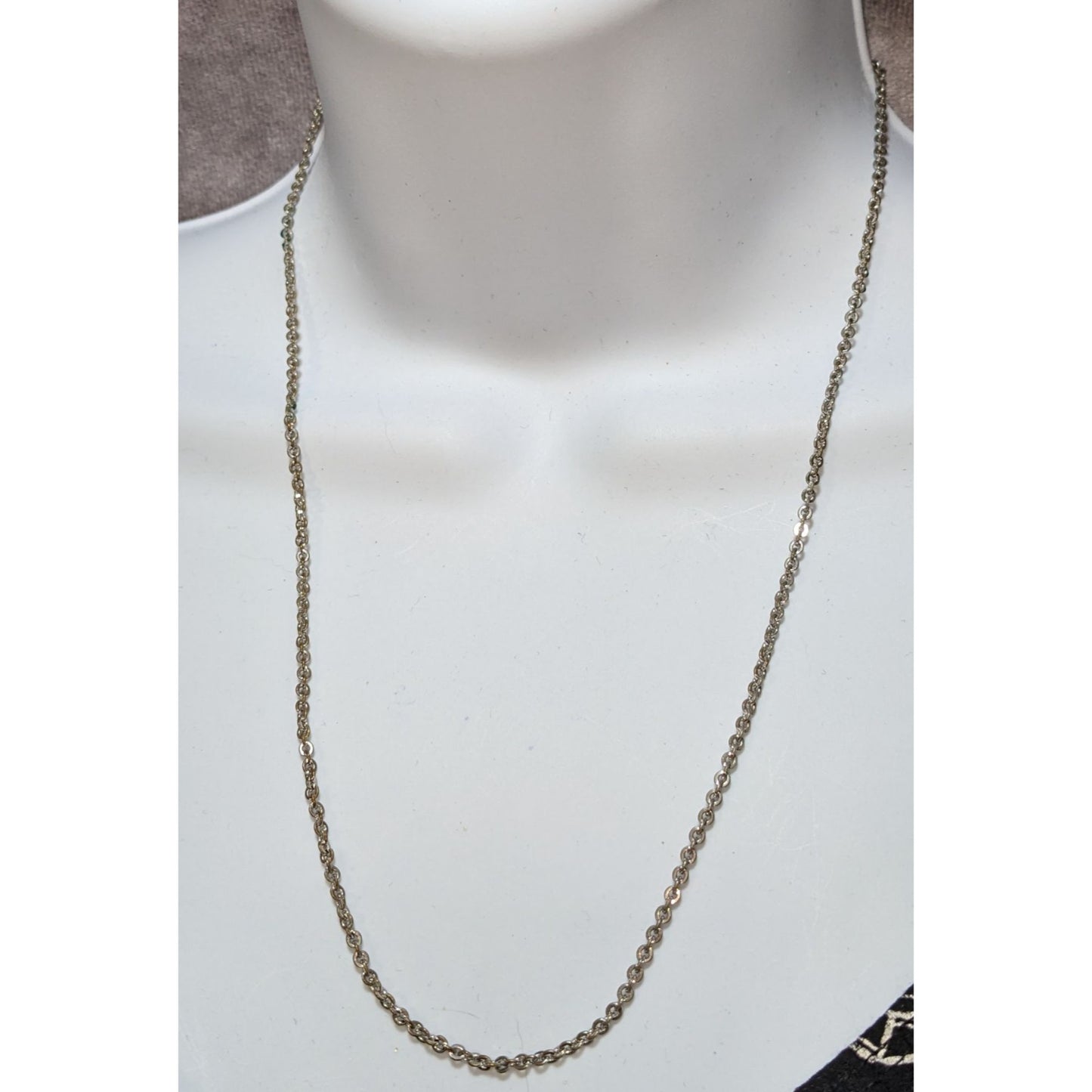 20-Inch Artisan-Signed Metal Chain Necklace