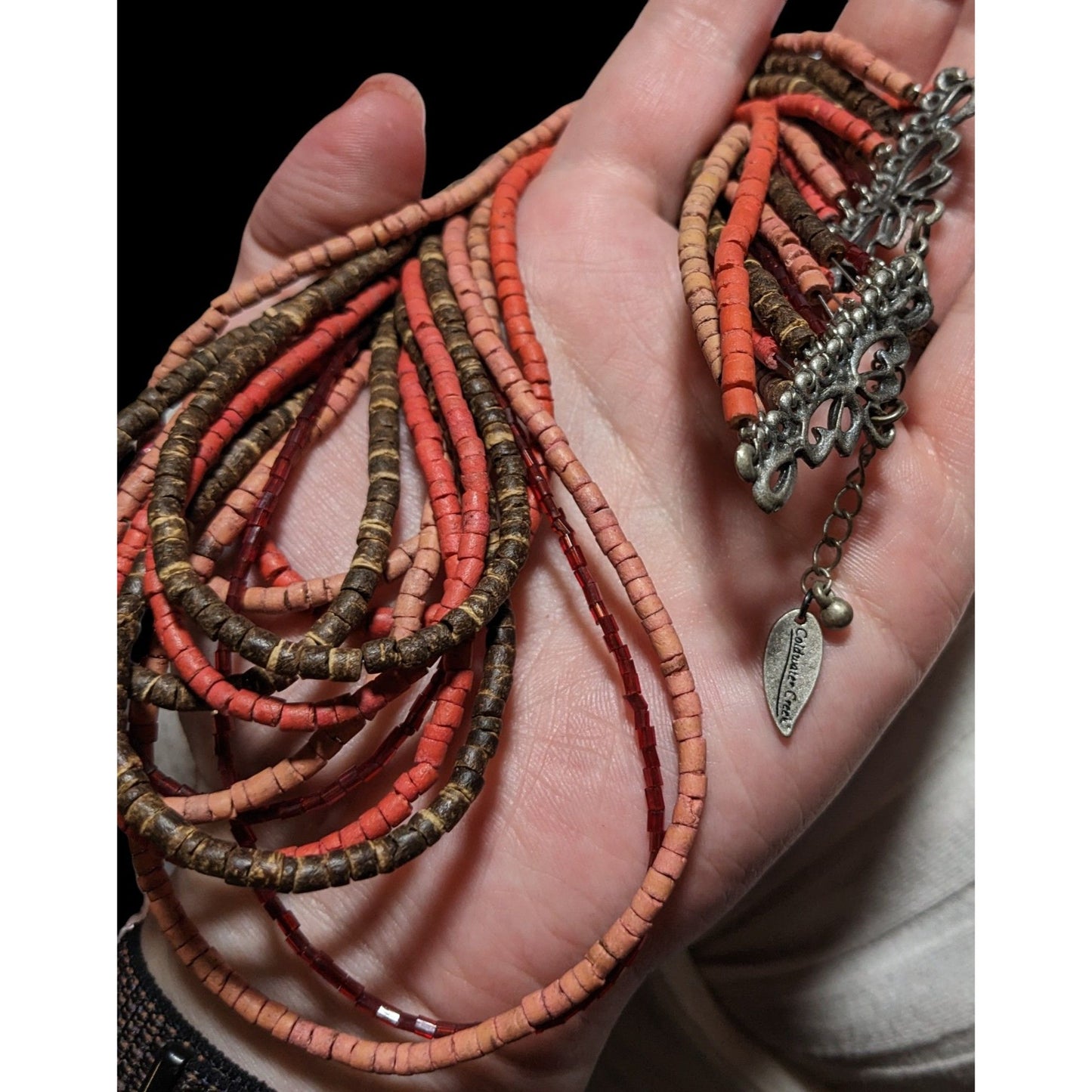 Coldwater Creek Multicolor Beaded Layered Necklace