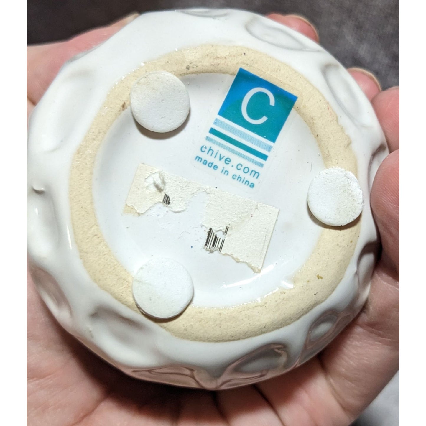 Chive Planet Moon Modern Ceramic Plant Pot